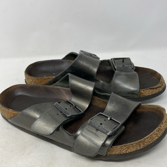 Birkenstock Arizona Sandals in Chrome - Picture 2 of 12